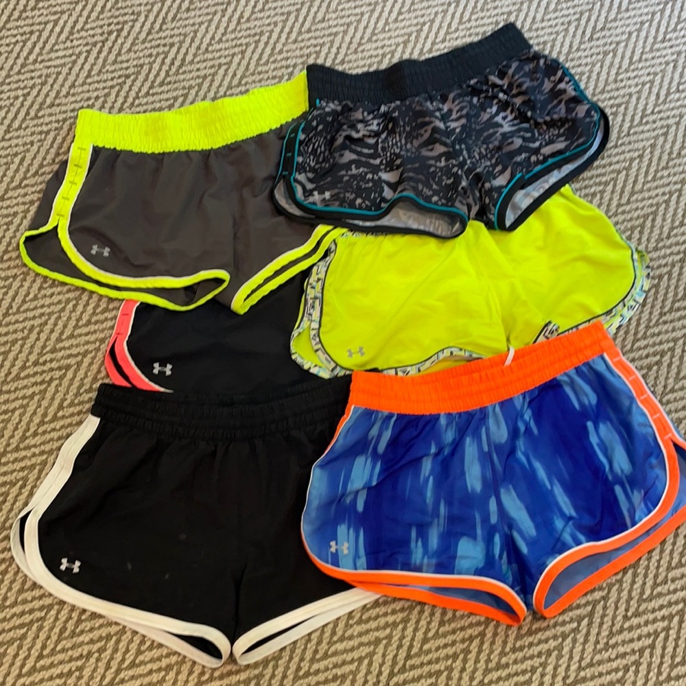 6 pairs of Under Armour shorts